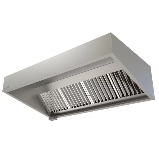 Commercial Kitchen Extraction Canopy Kit 2000 mm 1400 mm